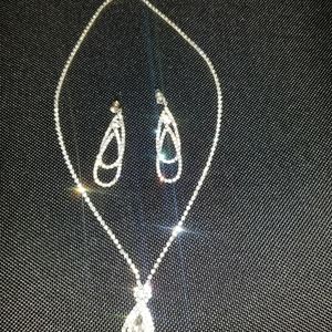 Sterling silver Necklace and earring set